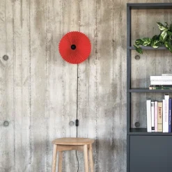 Matin 300 vägglampa yellow/brass
