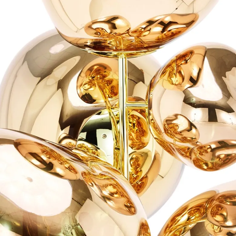 Melt Chandelier golvlampa koppar