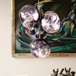 Melt Chandelier mini taklampa Smoke