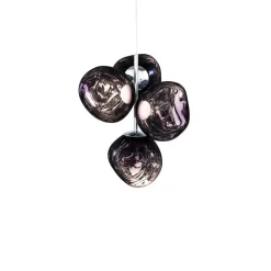 Melt Chandelier mini taklampa Smoke