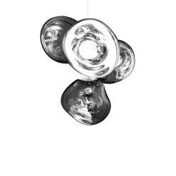 Melt Chandelier mini taklampa silver