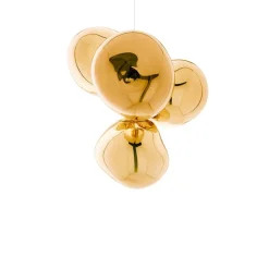 Melt Chandelier mini taklampa guld
