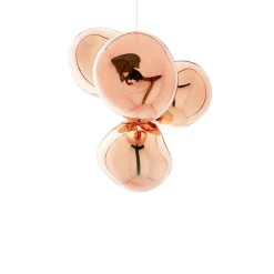 Melt Chandelier mini taklampa koppar