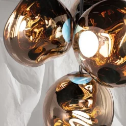 Melt Chandelier mini taklampa koppar
