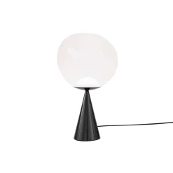 Melt Cone Fat bordslampa opal/svart