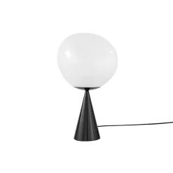 Melt Cone Fat bordslampa opal/svart