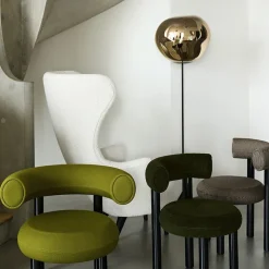Melt Cone Slim golvlampa guld