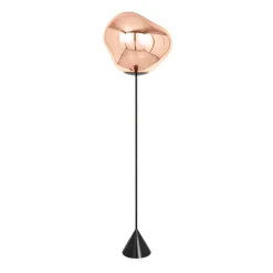 Melt Cone Slim golvlampa koppar