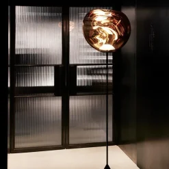 Melt Cone Slim golvlampa koppar
