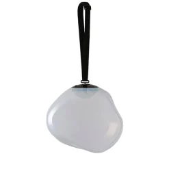 Melt portabel golv-/taklampa opal/svart