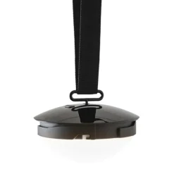 Melt portabel golv-/taklampa silver/svart