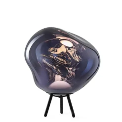 Melt portabel golv-/taklampa smoke/svart