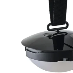 Melt portabel golv-/taklampa smoke/svart