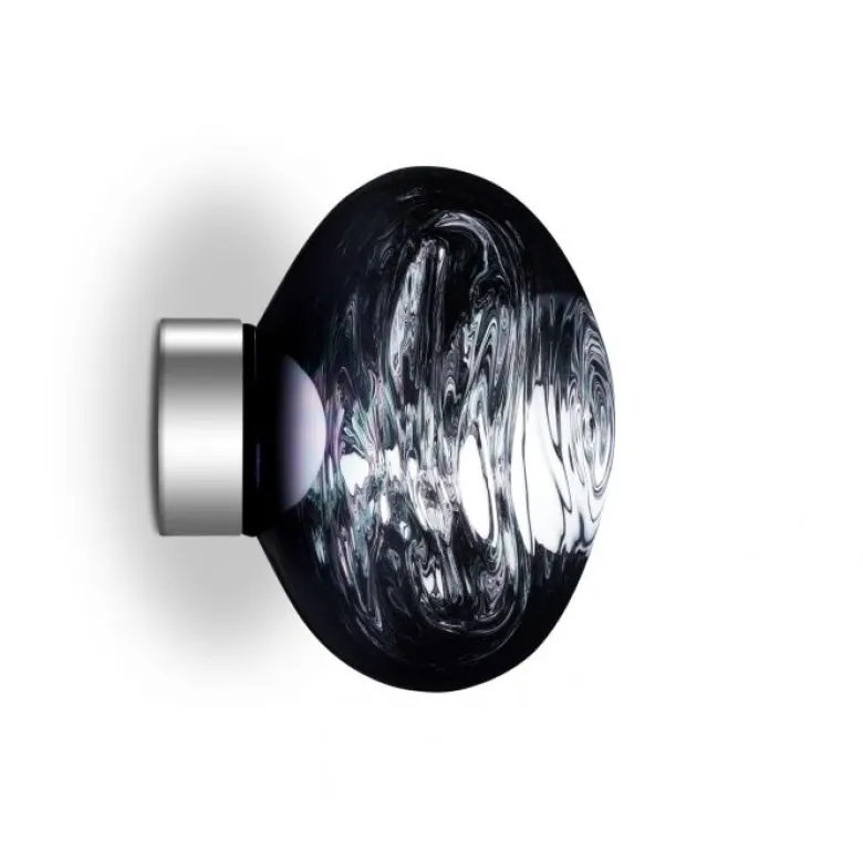 Melt Surface mini plafond/vägglampa Smoke