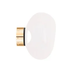 Melt Surface mini plafond/vägglampa opal/guld