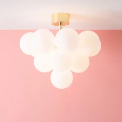Merlot plafond mässing