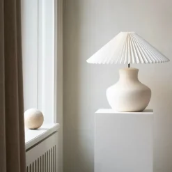 Mia lampfot Elfenbensvit