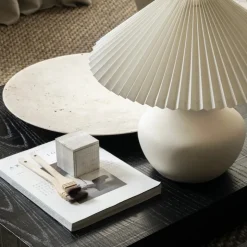 Mia lampfot Elfenbensvit