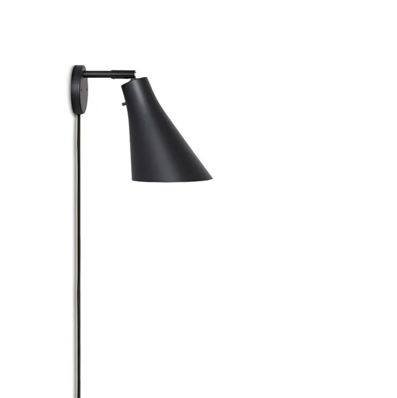 Miller vägglampa svart