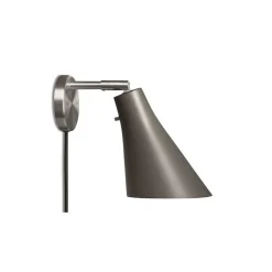 Miller vägglampa umbragrå/stål
