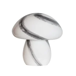 Mira mushroom bordslampa vit/svart