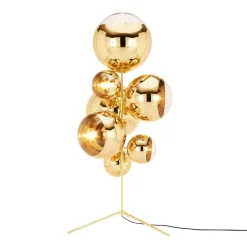 Mirror Ball Chandelier golvlampa guld