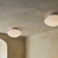 Mist AP22 plafond/vägglampa vit/opalglas
