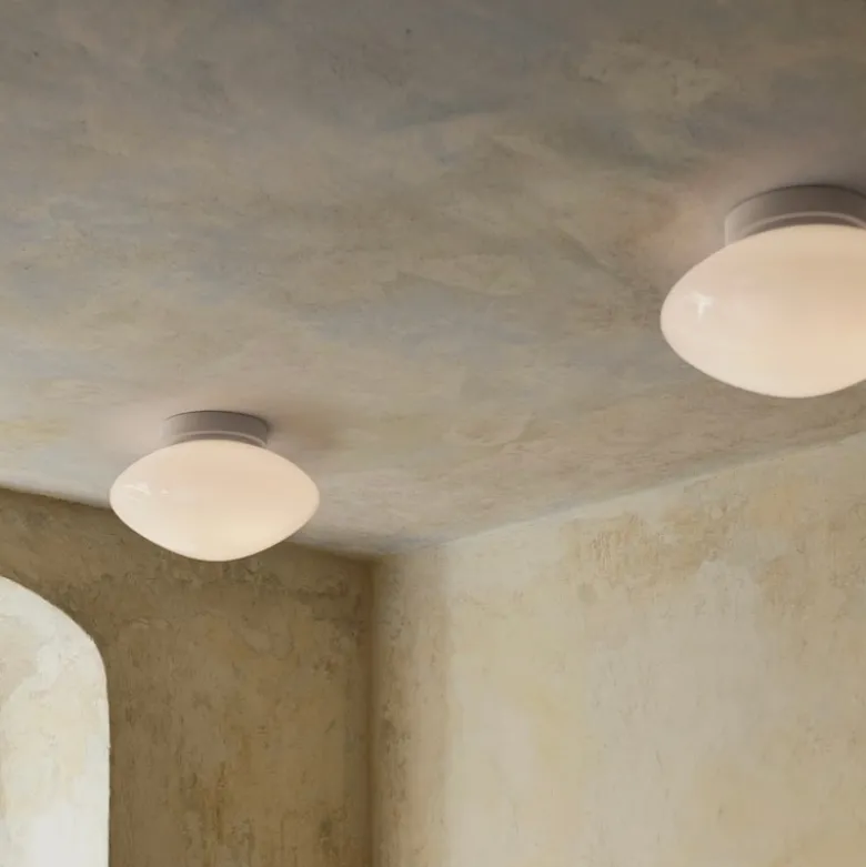 Mist AP22 plafond/vägglampa vit/opalglas