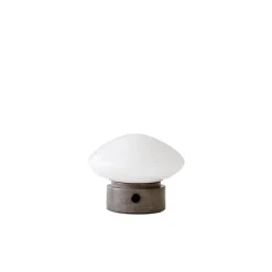 Mist AP21 portabel bordslampa grigio caldo/opalglas
