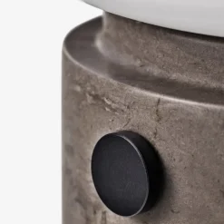 Mist AP21 portabel bordslampa grigio caldo/opalglas