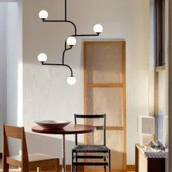 Mobil 100 Taklampa svart/opal