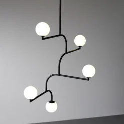 Mobil 100 Taklampa svart/opal