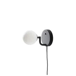 Mobil 12 Vägglampa svart/opal