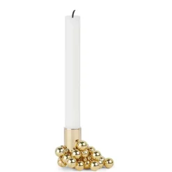 Molekyl 1 ljusstake mässing