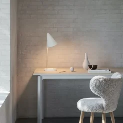 Mosaik bordslampa svart