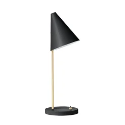 Mosaik bordslampa svart