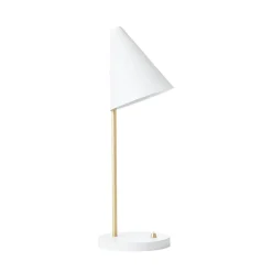 Mosaik bordslampa vit