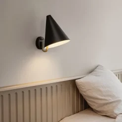 Mosaik vägglampa vit