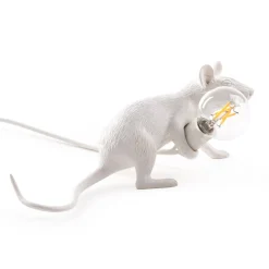 Mouse Lamp Lop lying down bordslampa USB vit