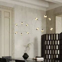 Munari 6 taklampa ej monterad guld