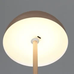 Munoz portabel bordslampa kaffe brun