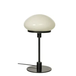 New August bordslampa stor, svart/vit