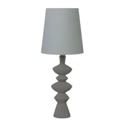 Nina bordslampa beige/naturvit