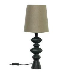 Nina bordslampa svart/brun