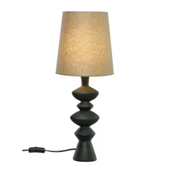Nina bordslampa svart/brun