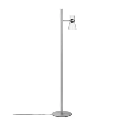 Nocturne 1 cone golvlampa silver