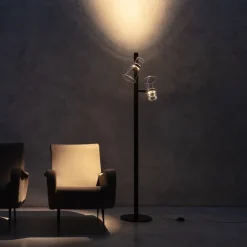 Nocturne 2 cone golvlampa svart