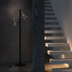 Nocturne 2 cone golvlampa svart