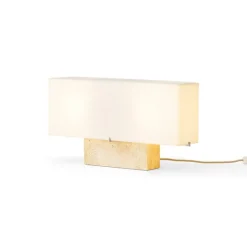 Nonna H30 bordslampa travertin/sand