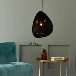 Ocean taklampa rökfärgat glas